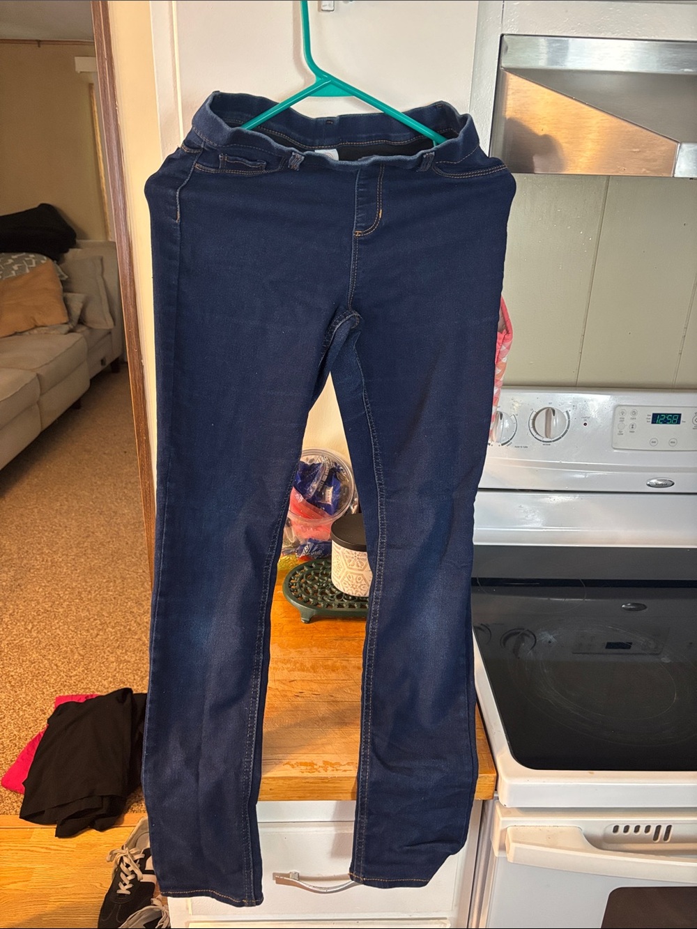 Girls wonder Nation Dark Navy Stretch Skinny Jeans